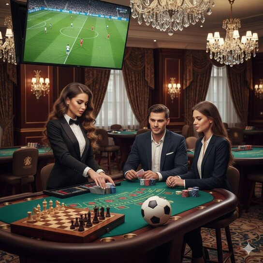 专业棋牌大师对弈